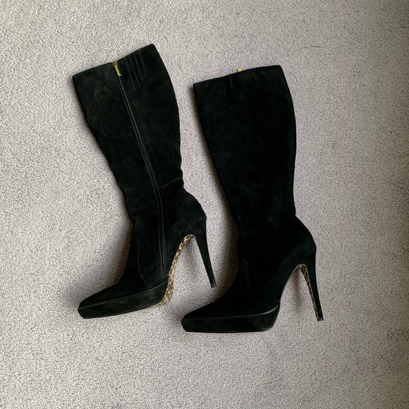 Colin Stuart suede platform boots - Picture 6 of 7